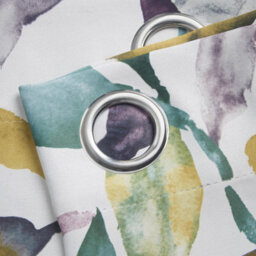 Luxury Living Gi Printed Ring Top Curtains Green - thumbnail 3