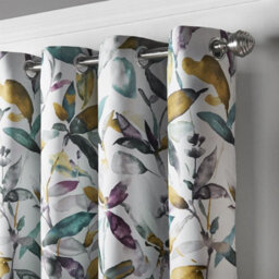 Luxury Living Gi Printed Ring Top Curtains Green - thumbnail 4