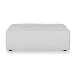 Hugo Fog Grey Xl Footstool - Fully Assembled By Roseland Furniture - thumbnail 2
