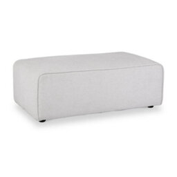 Hugo Fog Grey Xl Footstool - Fully Assembled By Roseland Furniture - thumbnail 3