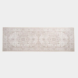 OHS Washable Rug Vintage Living Room Bedroom Carpet Mat, Natural - 66 X 200Cm - thumbnail 5