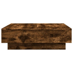 Vidaxl Coffee Table Smoked Oak 90X90X28 Cm Engineered Wood - thumbnail 5