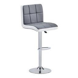 Furniture in Fashion Caprice Large White Gloss Bar Table 6 Copez Grey White Stools - thumbnail 3