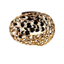 Luminosa Lighting Luminosa Narisa 5 Light Flush Ceiling Light Gold, Brown, G9 - Uk Stock - thumbnail 2