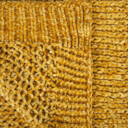 Beliani Blanket Elova 150 X 200 Cm Mustard - thumbnail 5