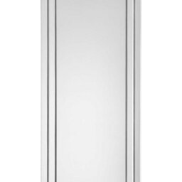 Julian Bowen Deco Glass Dress Mirror, Glass Frame, Rectangular, Full Length, Freestanding, 120 X 40 X 2Cm - thumbnail 3