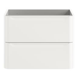 GoodHome Nevado Standard Matt White Wall-Mounted Bathroom Vanity Unit (H) 600mm (W) 800mm - thumbnail 2