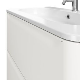 GoodHome Nevado Standard Matt White Wall-Mounted Bathroom Vanity Unit (H) 600mm (W) 800mm - thumbnail 6