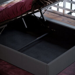 Lassic Vida Designs Veronica Dark Grey Linen Ukfr 4Ft6 Double Ottoman Bed Frame, 190 X 135Cm - thumbnail 8