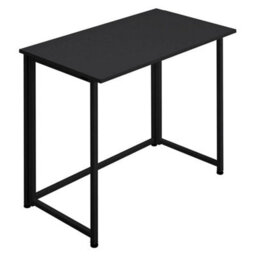 Large Black Folding Office Desk Table Computer Laptop Writing Table Gaming Desk - thumbnail 6