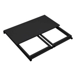 Large Black Folding Office Desk Table Computer Laptop Writing Table Gaming Desk - thumbnail 5