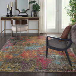 Sunset Graphic Abstract Modern Rug For Living Room Bedroom And Dining Room-61 X 183Cm (Runner) - thumbnail 2