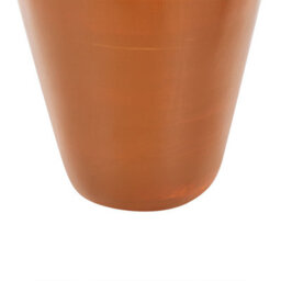 Wyld And Coco Handmade Orange Terracotta Vase For Dried Flowers, 20Cm X 20Cm X 37Cm - thumbnail 6