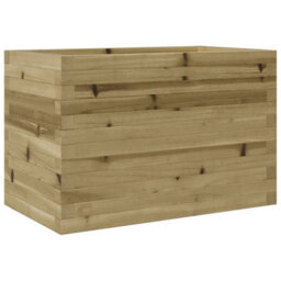 Berkfield Rustic Garden Planter 70X40X45.5 Cm Impregnated Wood Pine - thumbnail 7