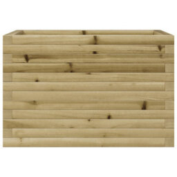 Berkfield Rustic Garden Planter 70X40X45.5 Cm Impregnated Wood Pine - thumbnail 5