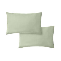 Bianca Fine Linens Pillowcases 200 Tc Cotton Percale Standard 50X75Cm Pack Of 2 Pillow Cases With Envelope Closure Sage Green - thumbnail 5