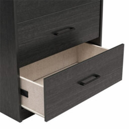 Dorel Brez Build Pearce 5 Drawer Dresser Black Oak - thumbnail 5
