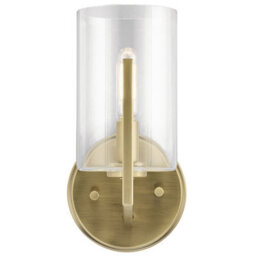 Luminosa Lighting Luminosa Kichler Nye Wall Lamp Brushed Natural Brass - thumbnail 5