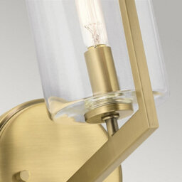 Luminosa Lighting Luminosa Kichler Nye Wall Lamp Brushed Natural Brass - thumbnail 3