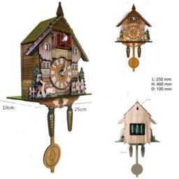 Black Forest Cuckoo Clock Exquisite Wall Clock With Bird Chiming Wall Clock - thumbnail 3