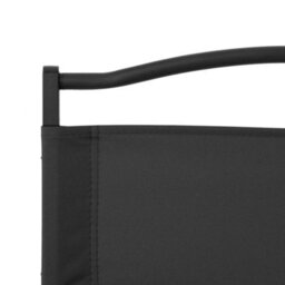 Berkfield Camping Chairs 2 Pcs Black 54X43X59Cm Oxford Fabric - thumbnail 7