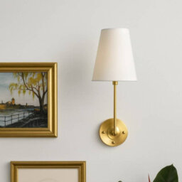 Portwest Westport Manon Usb Rechargeable Led Wall Light Brass
