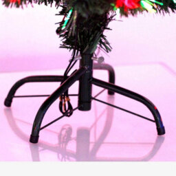 Shatchi 6Ft/180Cm Candle & Bow Fibre Optic Christmas Tree Led Pre-Lit - thumbnail 2