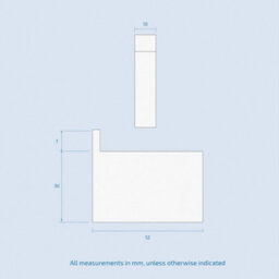 Nes Home Modern Wall Mounted Brass Robe Hook Gold - thumbnail 4
