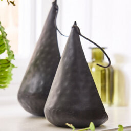 Dibor Set Of 2 Hanging Tea Light Candle Holder Lanterns Copper Christmas Decoration Tealight Candle Holder - thumbnail 4