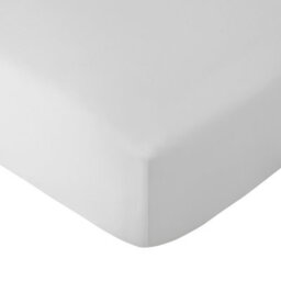 Catherine Lansfield So Soft Non-Iron King Fitted Sheet White - thumbnail 2