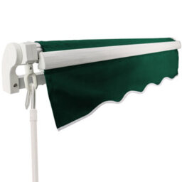 Sundaze 2 X 1.5M Manual Awning Retractable Garden Patio Canopy Sun Shade Shelter With Fittings And Crank Handle  Green - thumbnail 4