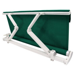 Sundaze 2 X 1.5M Manual Awning Retractable Garden Patio Canopy Sun Shade Shelter With Fittings And Crank Handle  Green - thumbnail 7