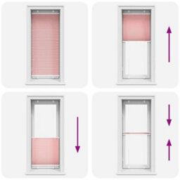 Berkfield Pleated Blind Pink 65X100 Cm Fabric Width 64.4 Cm Polyester - thumbnail 7