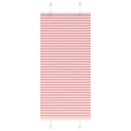 Berkfield Pleated Blind Pink 65X100 Cm Fabric Width 64.4 Cm Polyester - thumbnail 1