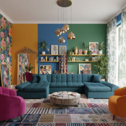 Alia Living Room Corner Sofa Bed With Polyurethane Foam Wave Spring Wooden Frame 360X160X75Cm Turquoise