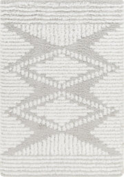 Livabliss Urban Shaggy-Modern Grey White Grey Soft Plush Pile Living Bedroom Rug 200 X 290 Cm Easy Care, Non Shedding - thumbnail 1