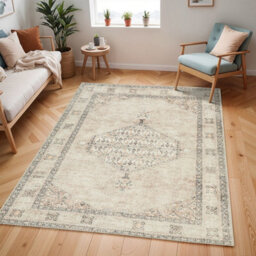 Lila Becki Owens X Livabliss Vintage Oriental Boho Blush/beige Area Rug-200Cm X 275Cm - thumbnail 1
