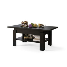 Heze Furniture Runa 2 In 1 Extending Coffee / Dining Table 130-170Cm - Black - thumbnail 4