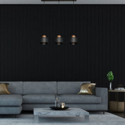 Luminosa Lighting Luminosa Edison Straight Bar Pendant Ceiling Light Black, Copper 12Cm - thumbnail 3