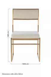 Orsina Elegant Design Dining Chair, Durable And Functional Restaurant Chair, Comfortable Modern Dining Chair - thumbnail 8