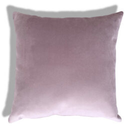 Beautiful Beanbags Set Of 2 Plush Velvet Scatter Cushions Complete With Cushion Pads Furniture Cushions With Inserts 2 Plush Velvet Cushions - Lilac - thumbnail 2