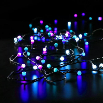 HSD 50 Led Pastel Berry Lights (4.9M) - Battery Fairy Lights For Christmas, Weddings, And Home Decor - image 1