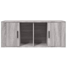 Berkfield Sturdy Tv Cabinet Grey Sonoma 100X35X40 Cm Engineered Wood - thumbnail 6