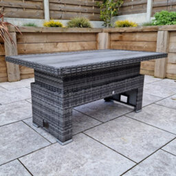 Signature Weave Catalina Wicker Corner Sofa Dining Table With Lift Table - thumbnail 7