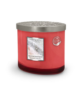 Heart and Home Heart & Home True Enchantment  Twin Wick Ellipse Soy Candle - 40 Hours Burn - image 1