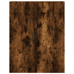 Berkfield Wall Mounted Cabinets 2 Pcs Smoked Oak 69.5X34X90 Cm - thumbnail 6