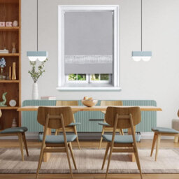 Lister Cartwright Diamante Roller Blinds For Windows - 60 X 165 Cm - Easy To Fit Child Safety Included - Grey - thumbnail 3