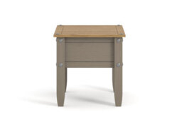 Core Products Corona Premium Grey Wax Lamp Table, Antique Wax Top H55.0Cm X W53.8Cm X D53.8Cm - thumbnail 2