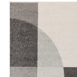 Grey Art Deco Geometric Modern Easy To Clean Rug For Dining Room-80Cm X 150Cm - thumbnail 3