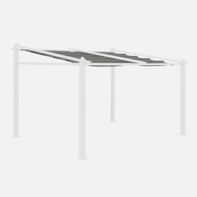 Sweeek - Replacement Canopy Roof For 3X4M Murum Pergola Murum Grey - image 1